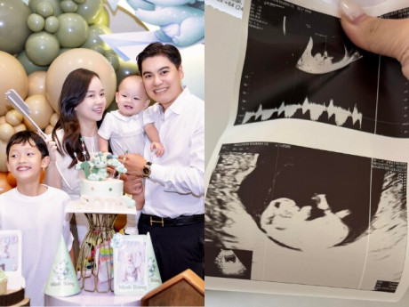 Ly Kute mang bầu lần 3, quý tử sinh với chồng làm trong ngành công an vừa thôi nôi đã chuẩn bị "lên chức" anh