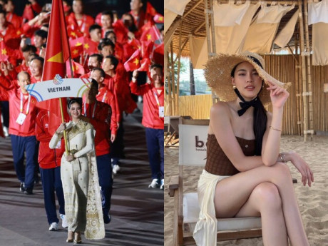 Người đẹp 2k3 dẫn đoàn Việt Nam tại SEA Games 33: Đẹp ngọt ngào như "tình đầu quốc dân", được "đôn lên" danh hiệu Á hậu