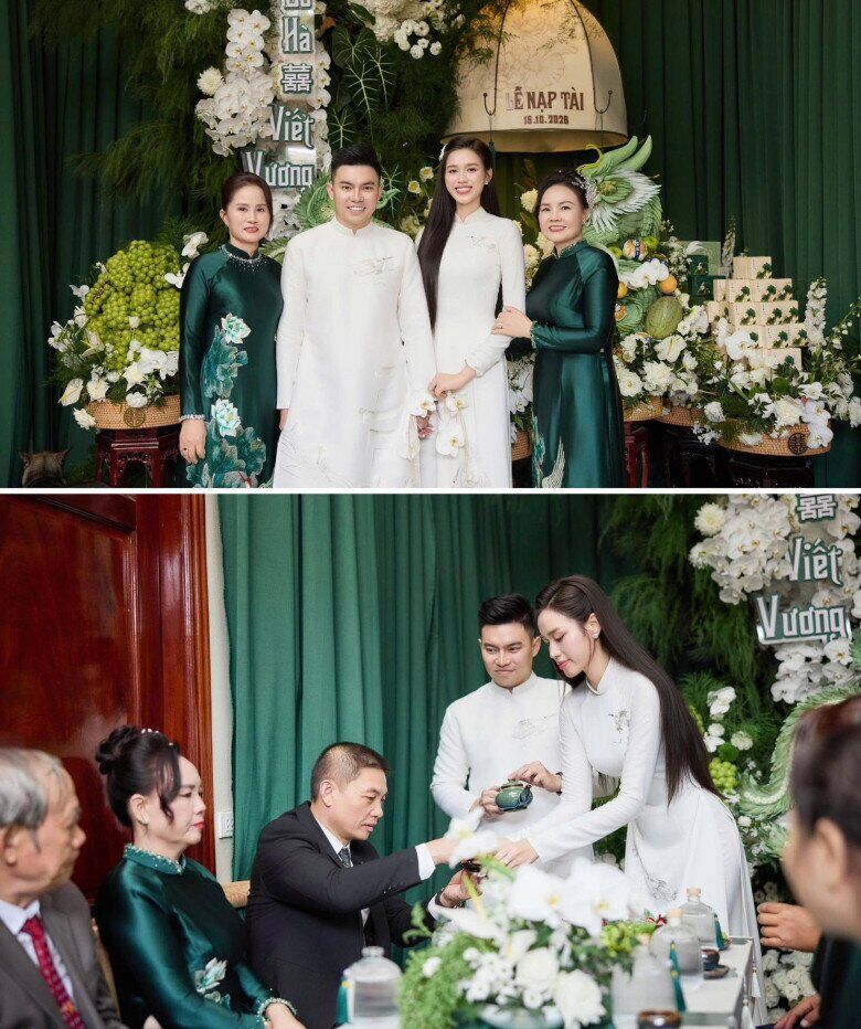 Tình cảm của cặp đôi được gia đình 2 bên ủng hộ và vun vén.