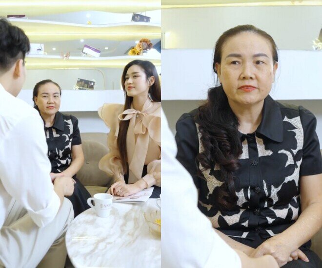 Nàng hậu xứ Thanh đưa mẹ chồng đi làm đẹp, chứng tỏ mối quan hệ của cả 2 rất tốt.