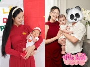 Giải trí - Đôi bạn thân Vbiz cùng cảnh "mẹ bỉm chạy show": Mai Ngọc bế con về nhà chồng vẫn làm việc, Ngọc Hân thuê người chăm