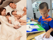 Giải trí - Con trai Hồ Ngọc Hà trổ tài vẽ tranh về thần tượng, mới 5 tuổi đã được khen có "hoa tay" họa sĩ