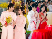 Giải trí - Sao Việt làm đám cưới ở chùa: Công Vinh chọn quy y theo Thủy Tiên, Đoàn Minh Tài xứng đôi với vợ kém 16 tuổi