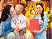 Giải trí - NSƯT - Tiến sĩ Tân Nhàn chính thức nhận học hàm Phó Giáo sư, con trai út tuấn tú đến chúc mừng mẹ