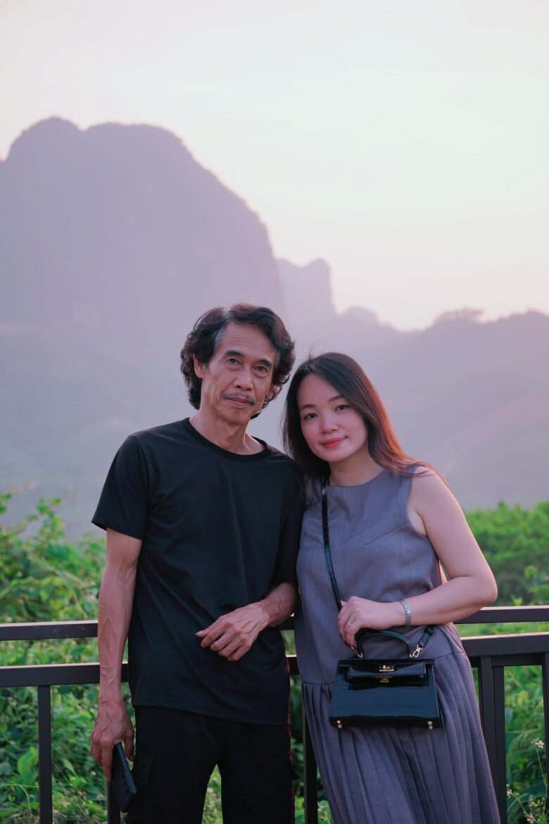 Bà xã kém 25 tuổi luôn là hậu phương vững chắc để NSƯT Phú Đôn yên tâm hoạt động nghệ thuật.