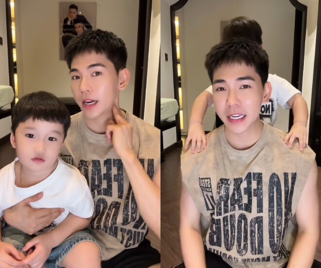 Thanh Đoàn bị thoái hóa đốt sống cổ nặng, được bé Ka Ka chăm sóc.