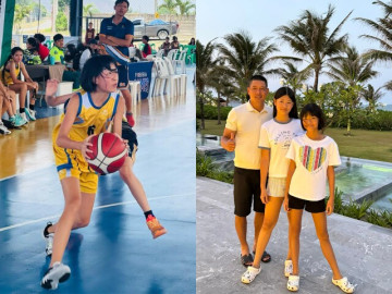 Con gái Bình Minh "máu chiến" y hệt bố, 13 tuổi sở hữu cặp chân dài vượt bạn bè đồng trang lứa