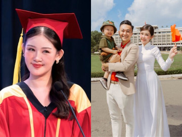 Hoa hậu Lê Âu Ngân Anh thăng chức làm Phó khoa ở trường đại học, chồng BTV liền thưởng nóng 2 món quà đỡ tốn