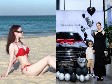 Em gái Mai Phương Thúy được "đại gia" cho gần 10 tỷ mua xe, làm dâu nhà giàu sinh 2 con vẫn mơn mởn