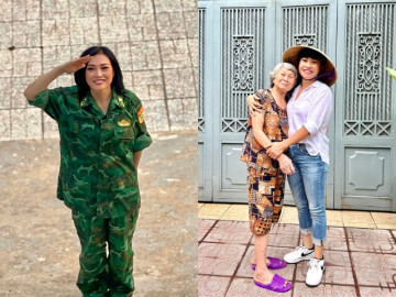 Nữ ca sĩ khoe ông ngoại có công với đất nước, sinh 4 con đặt tên "Bảo - Tồn - Sông - Núi" cực kỳ ý nghĩa