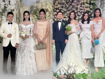 Chuyện đi ăn cưới gây tranh cãi của Lương Thùy Linh: Đăng hình chồng Đỗ Thị Hà không đẹp, mặc hở dự hôn lễ Đỗ Mỹ Linh