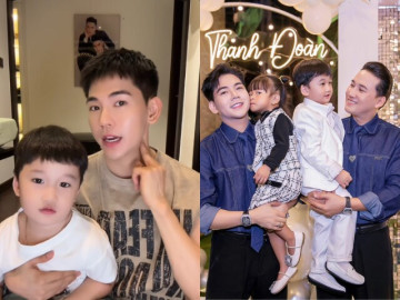 Thanh Đoàn bị thoái hóa đốt sống cổ nặng, con trai Hà Trí Quang hiếu thảo chăm sóc cho bố từng chút một