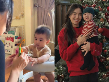 Con trai Mai Ngọc chưa biết nói đã học cả tủ sách, thiếu gia Bắc Ninh phản ứng cực thông minh