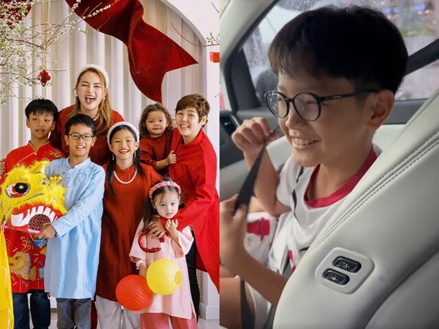 Sao Việt 24h: Á hậu Việt một mình nuôi 5 con nay than nghèo không nuôi nổi, quý tử xin bố giúp