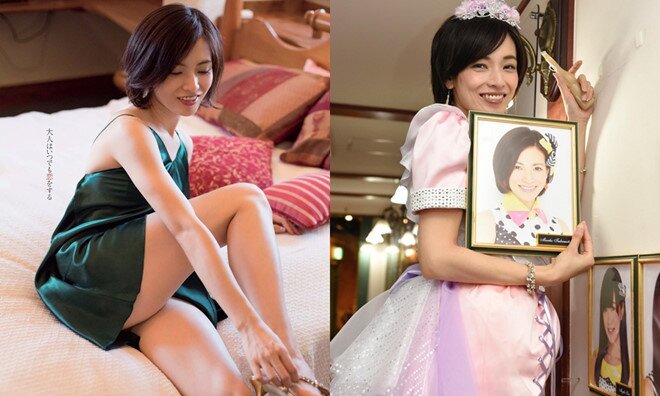 Cô sở hữu ngoại hình xinh đẹp, rạng rỡ dù ở tuổi ngoài 40.