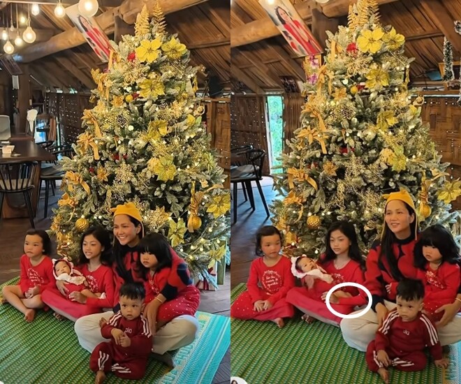 Con gái Harley của HHen Niê thu hút sự chú ý bởi đôi chân dài trong buổi chụp ảnh.