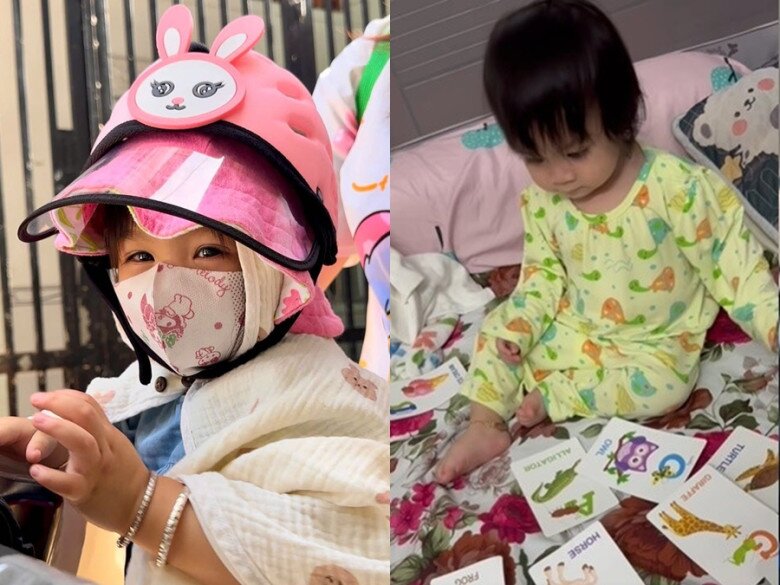 Lita tỏ ra thông minh, hiếu học khi mới hơn 1 tuổi.