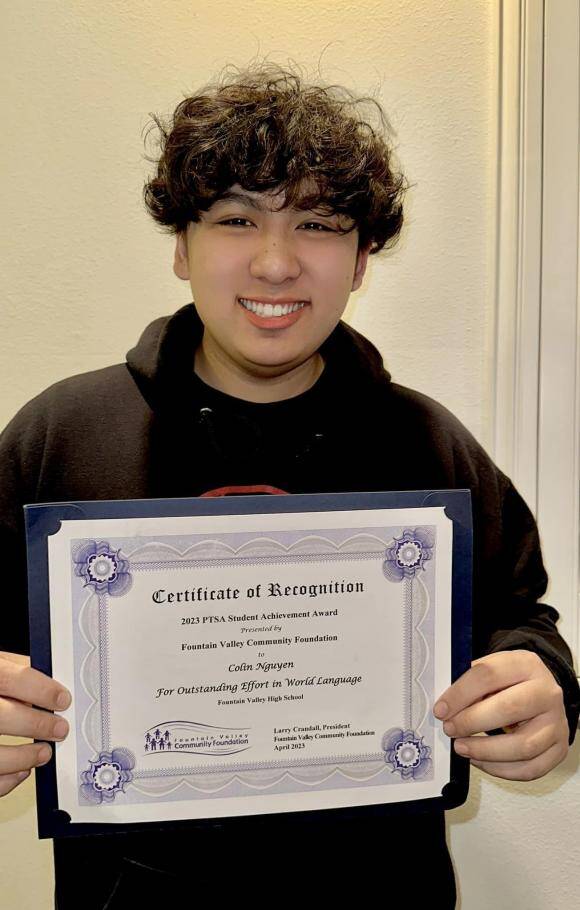 Colin luôn có thành tích học tập xuất sắc.