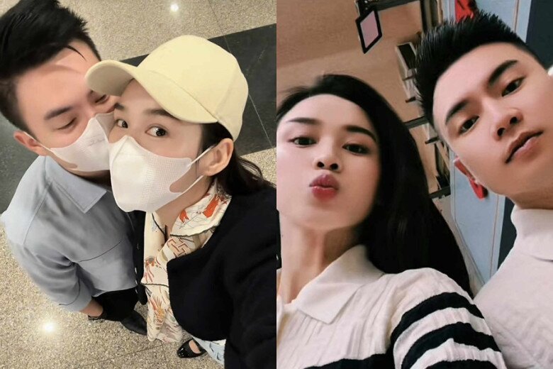 Đỗ Thị Hà chia sẻ những hình ảnh ngọt ngào bên ông xã Viết Vương.