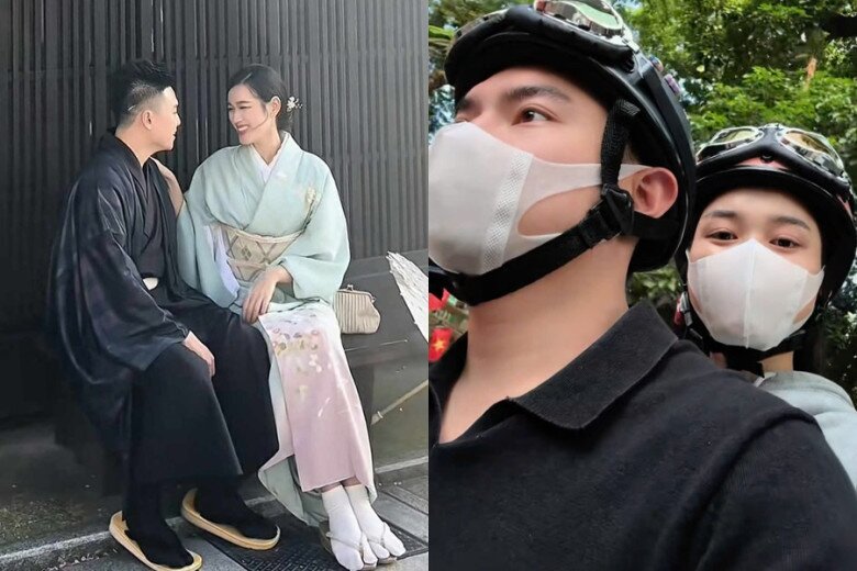 Cặp đôi đồng hành cùng nhau, có cuộc sống vợ chồng son lãng mạn.