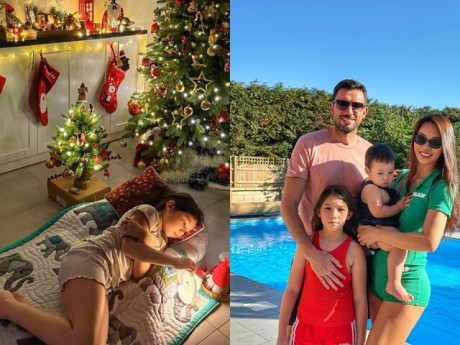 Sao Việt 24h: Không chờ nổi tới Giáng sinh, con gái lai Tây của Hà Anh ngủ cạnh cây thông trong căn nhà đẹp như cổ tích