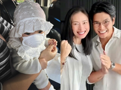 Sao Việt 24h: Ngô Thanh Vân - Huy Trần hiếm hoi khoe nửa gương mặt của con gái, bé Gạo có đôi mắt giống hệt mẹ