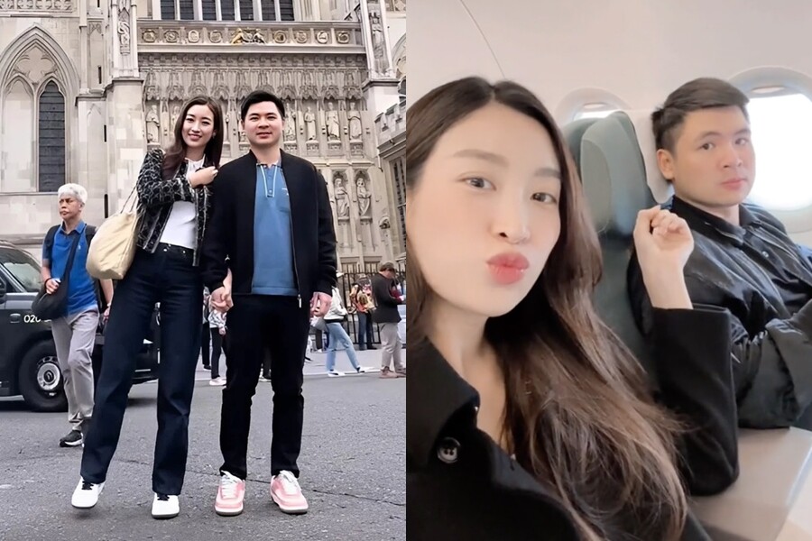 Vợ chồng nàng hậu dành thời gian cùng nhau đi du lịch.