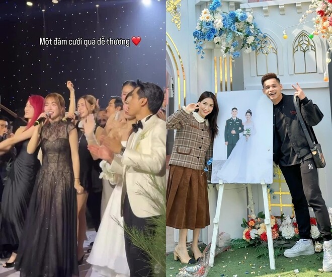 Hòa Minzy được nhận xét là dùng cả thanh xuân để đi ăn cưới.