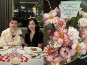 Sao Việt 24h: Đỗ Mỹ Linh vừa gặp bão táp liền được chồng Chủ tịch tặng hoa, thắc mắc ai dạy ông xã hành động lãng mạn