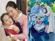 Giải trí - Con gái lai Tây của Lan Phương 7 tuổi vẫn thích bế, thèm ở bên cạnh mẹ mà không có em gái