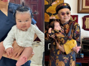 Giải trí - Cháu ngoại của NSƯT Xuân Hinh 6 tháng cực yêu với tóc "cây dừa", má bánh bao, bị bố tiết lộ tính cách thật