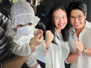 Sao Việt 24h: Ngô Thanh Vân - Huy Trần hiếm hoi khoe nửa gương mặt của con gái, bé Gạo có đôi mắt giống hệt mẹ