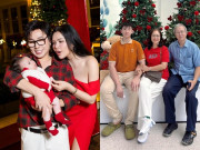 Giải trí - Sao Việt khoe ảnh Giáng sinh: NSƯT Vũ Luân bên con đầu lòng ở tuổi 53, quý tử cao 1m84 của Lê Phương như "người khổng lồ"