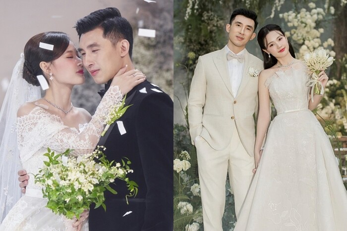 Đám cưới của Midu - Minh Đạt được ví như cổ tích.