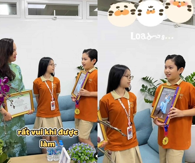 Khánh Thi khoe con trai tặng “vàng” cho cô giáo nhân ngày Nhà giáo Việt Nam.