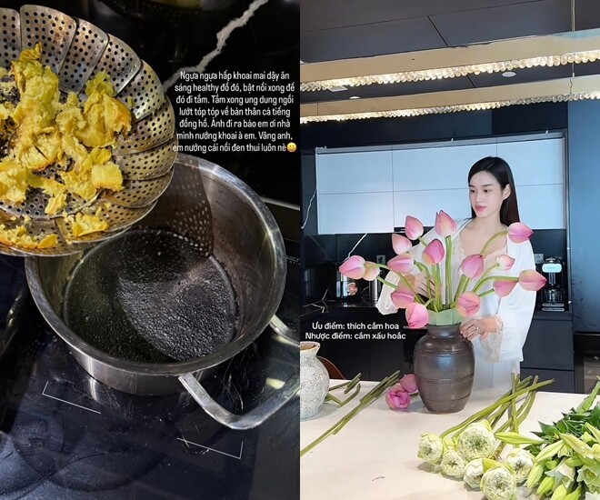 Chỉ vì lơ đãng mà món khoai lang hấp của Đỗ Hà đã trở thành khoai lang bóng đêm khiến dân tình “dở khóc dở cười”.