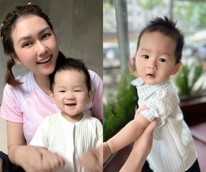 Sao việt 24h diễn viên hương giang tiết lộ con trai 8 tháng cao 1m75 phản ứng gay gắt khi có người hỏi về bố của con - 1