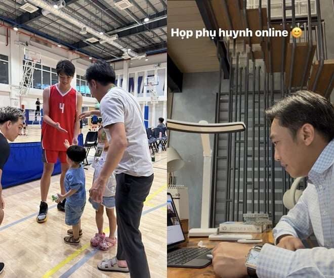 Doanh nhân Cường Đô La gây thích thú với khoảnh khắc họp phụ huynh online cho Subeo.