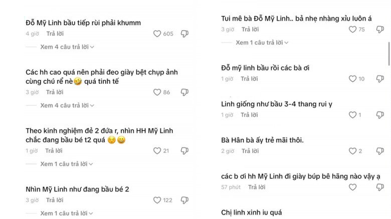 Nhiều người cho rằng Đỗ Mỹ Linh đang bầu bé thứ 2.