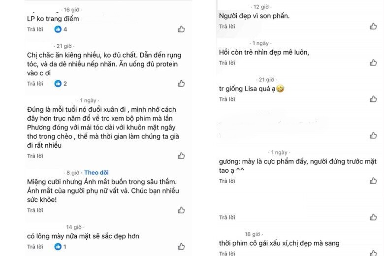 Nhiều người nhận xét gương mặt mộc của Lan Phương có phần khác lạ hơn so với hình ảnh hàng ngày của cô.