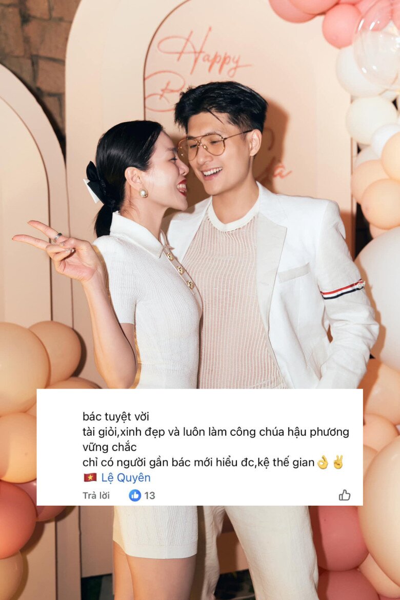 Trước hành động của Lệ Quyên, mọi người gọi cô là hậu phương vững chắc của Lâm Bảo Châu.