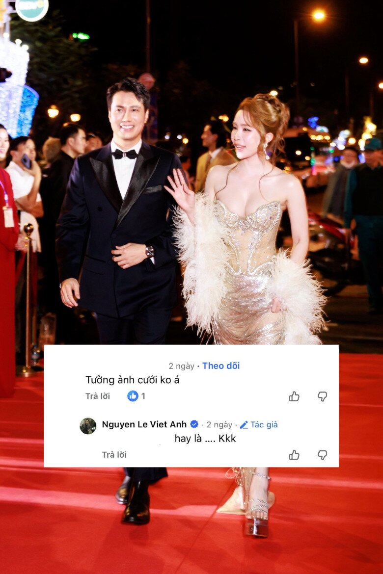 Cặp đôi được khen đẹp đôi và như đang chụp ảnh cưới.