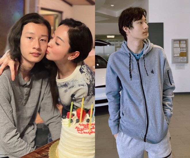 Con trai Jennifer Phạm chuẩn bị vào đại học, ngoại hình ngày càng điển trai.