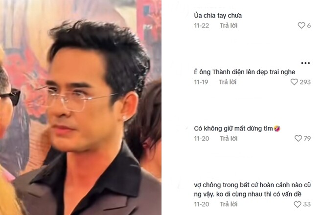 Nhiều người cho rằng Lương Thế Thành căng khi thấy vợ mặc áo cưới ở bên người khác.