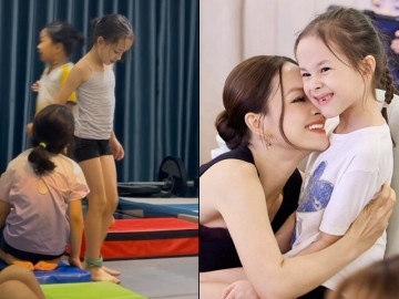 Sao Việt 24h: Lan Phương tự hào khoe con gái lai Tây càng lớn càng xinh xắn, cặp chân dài được thừa hưởng của bố cao 2m