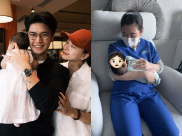 Con gái Ngô Thanh Vân mới 3 tháng đã tốt tóc giống bố, nữ đạo diễn U50 thấy ái nữ lớn quá nhanh