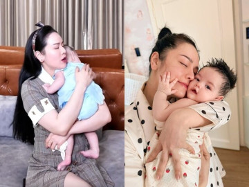 Nhật Kim Anh trổ hết tài nhảy múa vẫn bất khả thi khi ru con ngủ, ái nữ lai thông minh biết bắt chước mẹ