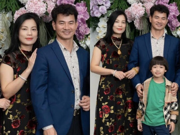 Sao Việt 24h: Vợ NSND Xuân Bắc được khen nhìn như lên chức khi tình tứ đứng cạnh chồng, chuẩn dáng bà sui cực phẩm