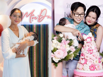 Sao công bố tên thật của con dịp đầy tháng: H’Hen Niê cho ái nữ theo họ Ê Đê, NSƯT Vũ Luân đặt tên 4 từ