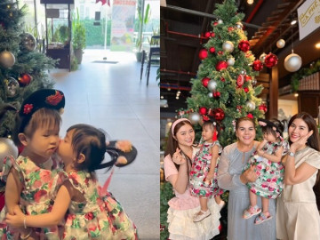 Sao Việt 24h: Con gái Kha Ly và Thanh Trúc ôm hôn thân thiết, từ nhỏ đã dính nhau như 2 công chúa sinh đôi